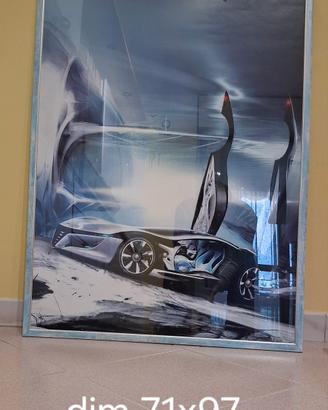 Stampa Alfa Romeo su cornice