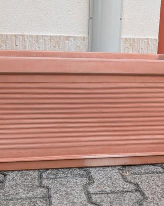 Fioriera "big" rettangolare con sottovaso