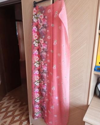Foulard "simil" plissettato a forma romboide