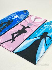 3 Segnalibri per bambine - principesse disney ecc