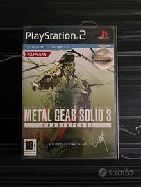 Metal Gear Solid 3 Subsistence PS2 PAL ITA