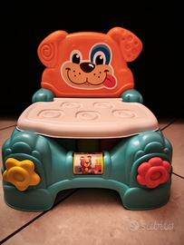 Poltroncina porta mattoncini Clementoni 