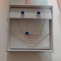 Parure collana,orecchini e bracciale