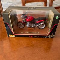Modellino Moto BMW R1100R in metallo scala 1:10