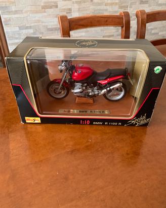 Modellino Moto BMW R1100R in metallo scala 1:10