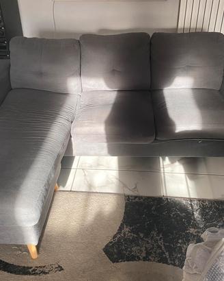 Divano Angolare Grigio