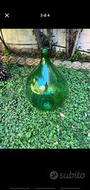 damigiana verde da arredo