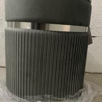 Due pouff  contenitore colore grigio (2 puff)