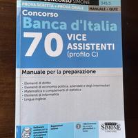 Manuale per concorso 70 V. Ass.ti Banca D’Italia