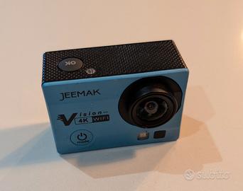 📝 Action Cam Jeemak 4K  + Case Subacqueo + Multi-