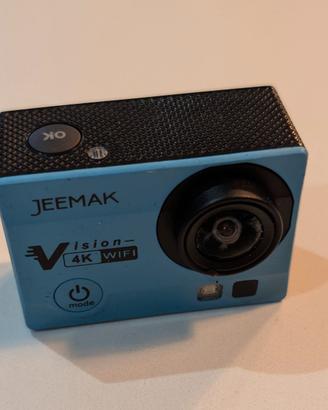📝 Action Cam Jeemak 4K  + Case Subacqueo + Multi-