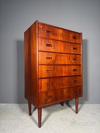 Cassettiera in teak anni 70