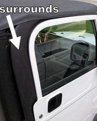 Bestop Door Surround (contorno porte) soft top TJ