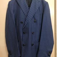 Abito doppiopetto uomo blu tg. 46 - E. Zegna