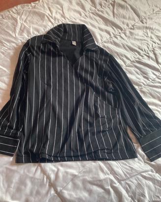 Maglia donna buanco nera