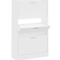 SCARPIERA BIANCA IN LEGNO MULTISTRATO