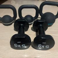 Pesi (manubri e kettlebell)