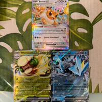 Lotto 3 Carte Pokemon EX