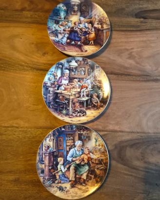 3 piatti The Bradford Exchange