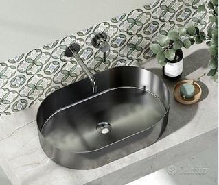 Lavabo da appoggio Jupiter Gun Metal Art. BB6808-B