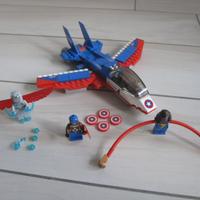 LEGO 76076 Captain America Jet Pursuit Marvel Aven