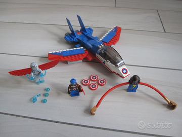 LEGO 76076 Captain America Jet Pursuit Marvel Aven