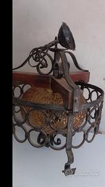 lampadario rustico taverna