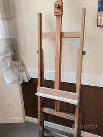 cavalletto pieghevole per quadri 