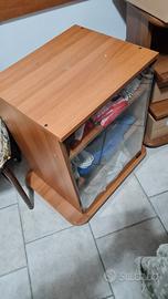 porta tv con vetro