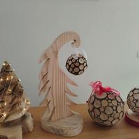 oggetti in legno natalizi