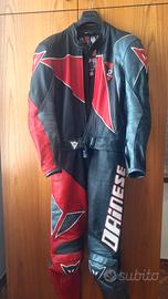 Tuta in pelle Dainese divisibile taglia 52 