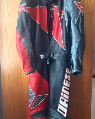Tuta in pelle Dainese divisibile taglia 52 