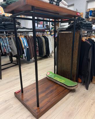 Mobile espositore metallo e legno - Arredo negozi