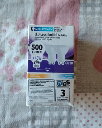 coppia lampadine led gu10