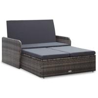 Set Divani da Giardino 2 pz con Cuscini in Polyrat