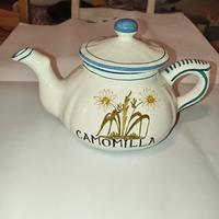 Teiera Camommiliera in Ceramica di Maiolica 