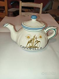 Teiera Camommiliera in Ceramica di Maiolica 