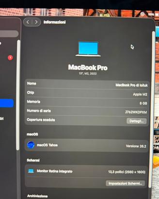 MacBook Pro M2 2022