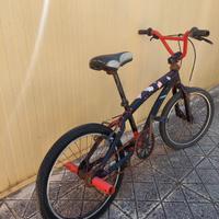 Bici bmx ragazzo nera e rossa