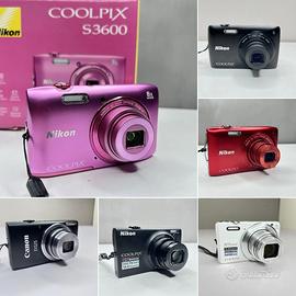 FOTOCAMERE COMPATTE COOLPIX IXUS SONY NIKON