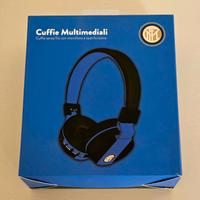 Cuffie Multimediali Inter Bluetooth FM (nuove)