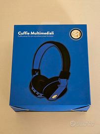 Cuffie Multimediali Inter Bluetooth FM (nuove)