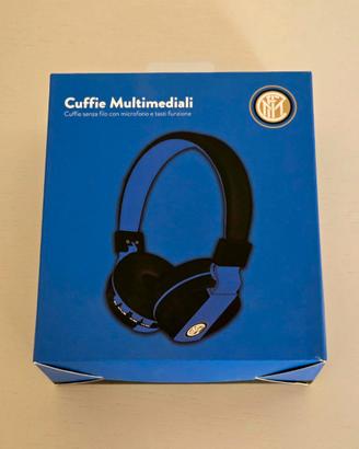Cuffie Multimediali Inter Bluetooth FM (nuove)