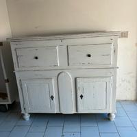 Madia shabby chic 120x47 – credenza in legno