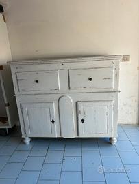 Madia shabby chic 120x47 – credenza in legno