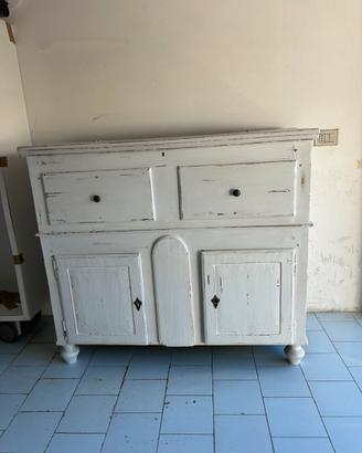 Madia shabby chic 120x47 – credenza in legno