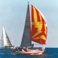 Barca a Vela d'epoca, 1978, progetto Sangermani,