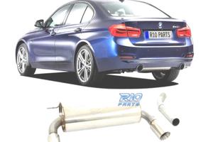 SCARICO SPORTIVO BMW F30 316 320 325 LOOK M DOPPIA