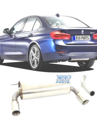 SCARICO SPORTIVO BMW F30 316 320 325 LOOK M DOPPIA