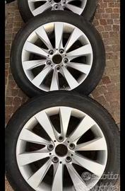 4 cerchi + gomme originali BMW r17.